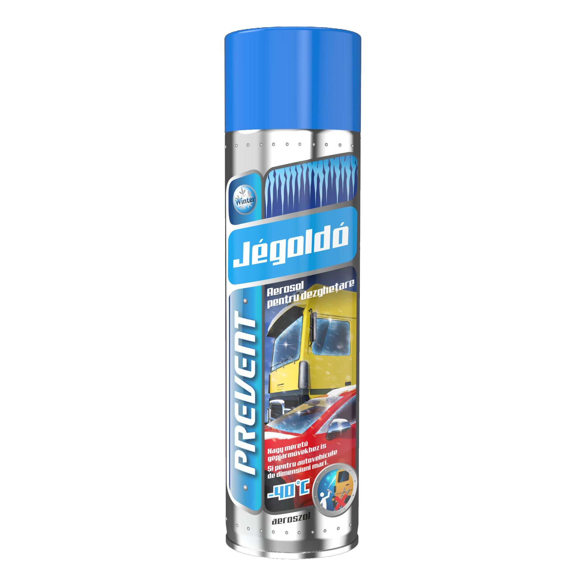 Spray dezghetat parbrizul, camion, autobuz -40°c prevent 600ml