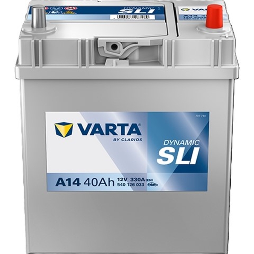 Acumulator varta automotivesli 12v 40ah 330a a14 187x127x227 + dr