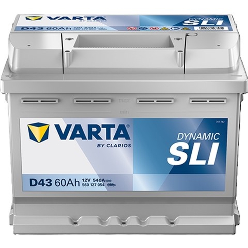 Acumulator varta automotivesli 12v 60ah 540a d43 242x175x190 + stg
